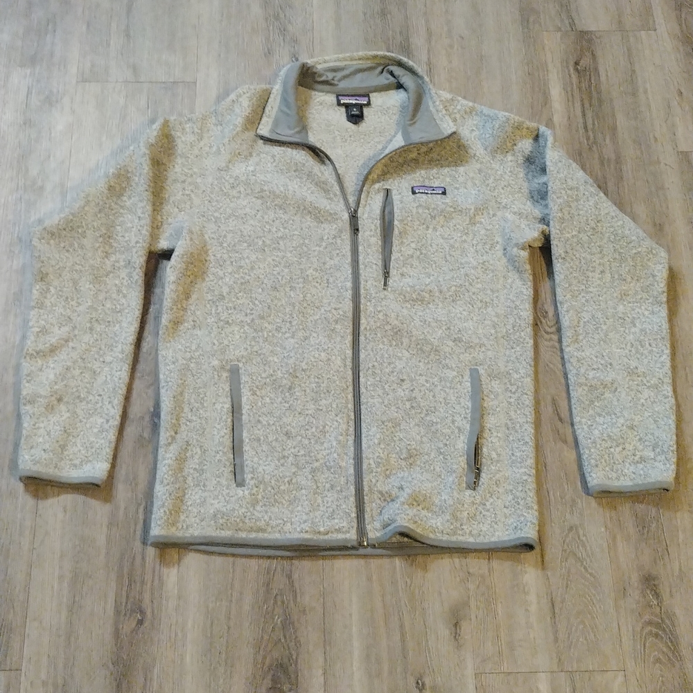 PATAGONIA Better Sweater Jacket grey gray stonewash full zip full-zip